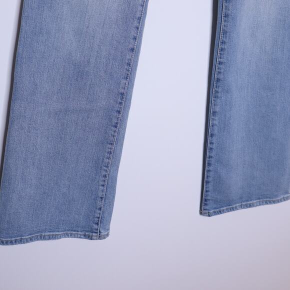 7 FOR ALL MANKIND Beauty Denim Easy Boot Light Wash Blue High Rise Women's 27 - Picture 6 of 15